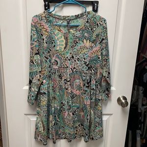 Glitzy Girl Babydoll Top